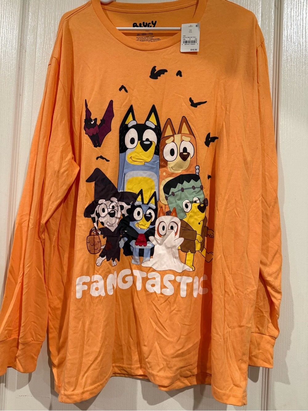 NEW Bluey Halloween “Fangtastic” Shirt